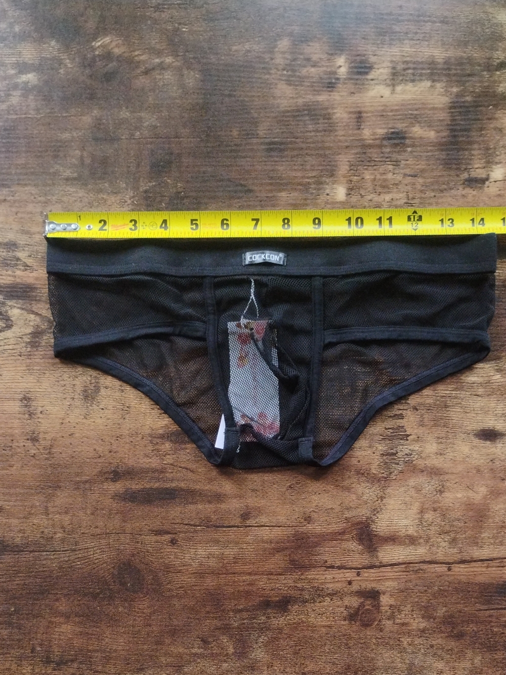 Men’s Black Mesh Briefs